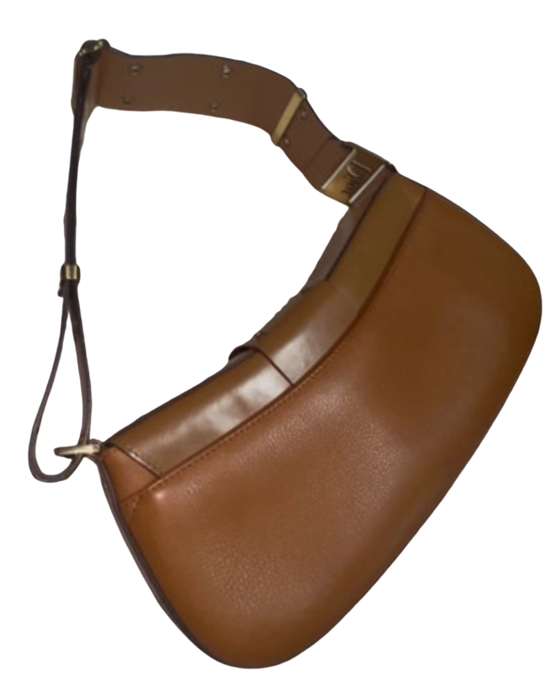 Christian Dior Street Chic Shoulder Bag Tan Leather Vintage Dior Bag